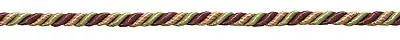 Plum Olive Beige 3/16  Decorative Rope Cord Plum Orchard [By The Yard] • $1.98