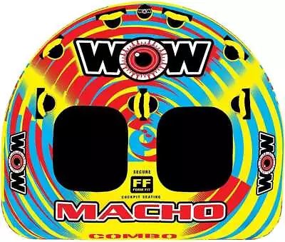 WOW Sports Macho Towable Tube For Boating 2 - 3 Person    • $179.99