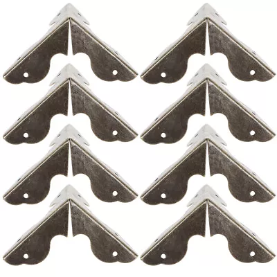 Metal Corner Protectors With Screws For Furniture Cabinet (20pcs)-JM • £8.99