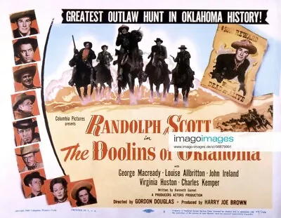 The Doolins Of Oklahoma Starring Randolph Scott George Macready Jock Mahony • £3.50