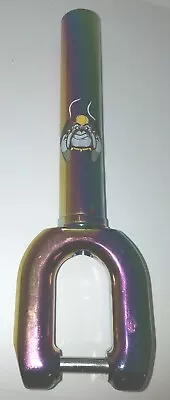 £14.99 • Buy Team Dogz Scooters Threadless Fat Forks Neochrome Rainbow SCS Compression 110mm