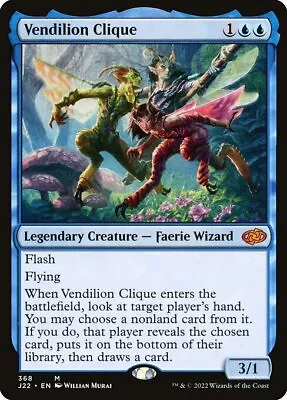 Vendilion Clique MTG Jumpstart 2022 Mythic NM X1 - Magic Card • $4.74