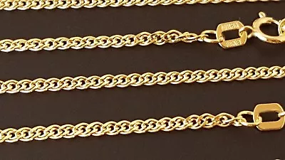 14 K Solid Yellow Gold 1.8 Mm Delicate Nonna Chain Necklace  16  - 24” • $98