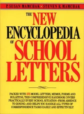 The New Encyclopedia Of School Letters Mamchak • $7.69