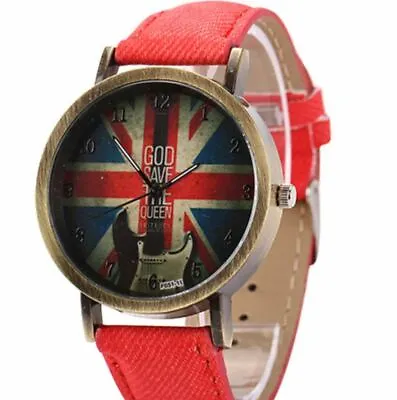 New Watch   Union Jack & STRAT   - Bracelet Red • £27.61