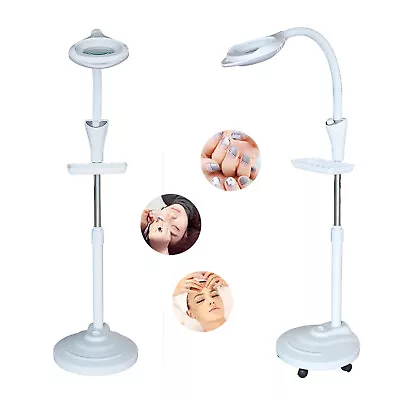 16X Diopter LED Lens Facial Magnifying Floor Stand Lamp Light Magnifier USA • $32