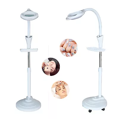 5/16 X Diopter LED Lens Facial Magnifying Floor Stand Lamp Light Magnifier US • $35