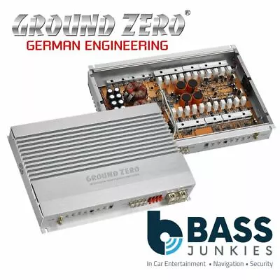 Ground Zero Hydrogen GZHA 2400XII 1500 Watts 2 Channel Class A/B Car Amplifier • £449.99