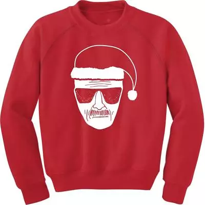 Adult Red TV Show Breaking Bad Heisenberg Walter White Ugly Christmas Sweatshirt • $33.14