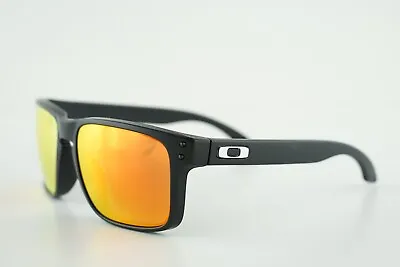 Oakley Holbrook Matte Black/Fire Iridium PRIZM 59-18 Sunglasses OO9102 • $68
