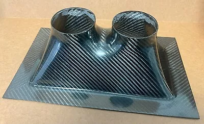 Carbon Fiber 6x11  Transmission Gear Oil Cooler Duct  Oval Road Racing Nascar • $144.37