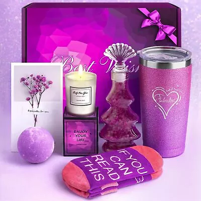 Birthday Gifts For Women Relaxing Spa Gift Basket Set Gifts For Her Mom W... • $24.56