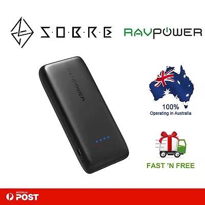 RAVPower 12000mAh QC 3.0 2 USB Port External Battery Power Bank Portable Charger • $62.95