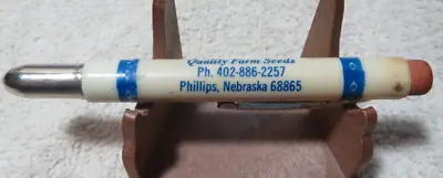 Vintage Prairie Valley Hybrid Seed Advertising Bullet Pencil Phillips Nebraska • $7.95