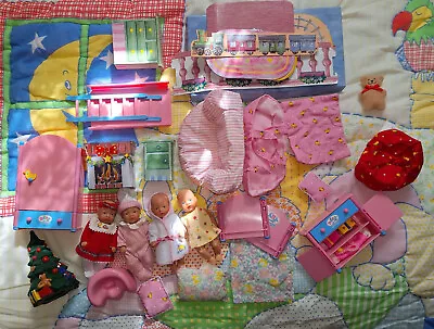 ZAPF CREATION BABY BORN TOYS DOLLS MINIWORLD BUNDLE JOBLOT (read Description) • £30