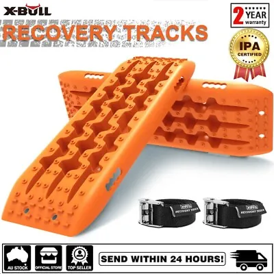 X-BULL 4X4 Recovery Tracks Traction Boards Sand Mud Grass 2PCS Off Road Car 4WD • $94.90