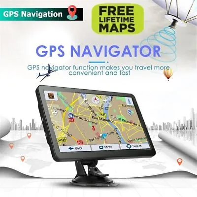 7'' Touch Screen GPS Navigator For Car Truck Garmin Map Spoken Direction Navi US • $59.98