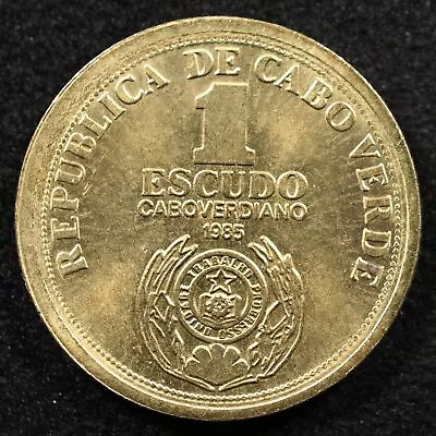 Cape Verde 1 Escudo 1985 Coin Inv#F050 • $6.84