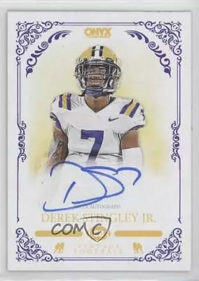 2022 Onyx Vintage Blue Signatures Derek Stingley Jr #VADS Rookie Auto RC • $7.14