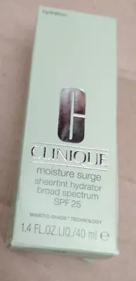 *clinique Moisture Surge Sheertint Hydrator Broad Spectrum Spf 25 #6942 • $19.98