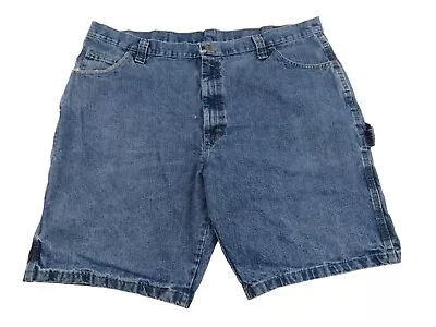 Vintage 90s Carpenter Baggy Skate Jean Denim Shorts Jorts Mens Sz 40 Relaxed Fit • $39.99