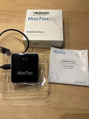 Hoo Too Tripmate Nano HT-TM02 - Wireless Travel Router With NAS Boxed Cable • £13.99