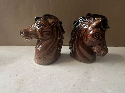 Vintage Mini Horse Head Salt And Pepper Shakers • $12