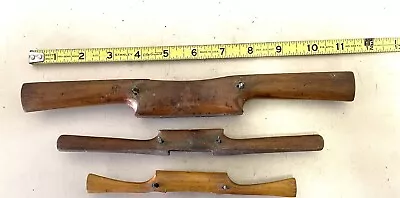 3 Old Wooden Spokeshaves Woodworking Tools Spoke Shave Old Tools • $19