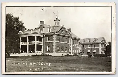 Champaign Univ Of ILL~Women's Building W/Cupola & Awnings~1911 Dairs Moweaqua  • $6