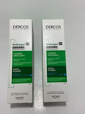 Vichy Dercos Anti-dandruff Shampoo Normal To Oily Hair 200ml (Set Of Two) • $24