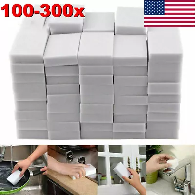 100-300* BULK PACK Magic Sponge Eraser Melamine Cleaning Cleaner Foam 3/4  Thick • $5.99