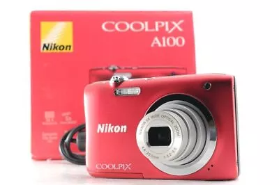 [Mint +] Nikon COOLPIX A100 Compact Digital Camera +charging Cable From JAPAN • $259.37