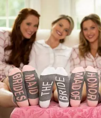 £9.83 • Buy Wedding Socks, Bridal Party Socks, Bride Socks, Maid Of Honor Socks, Bridesmaid