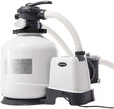 £329.99 • Buy Intex 26652 Krystal Clear 3200 GPH 12000 L/h Above Ground Pool Sand Filter Pump 