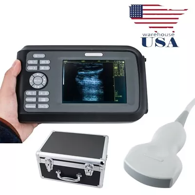 Portable Handheld Vet Veterinary Ultrasound Scanner Machine Convex Probe Animal • $920