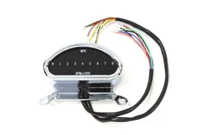 V-Twin Digital Mini Speedometer Tachometer Chrome Bar Graph Odometer Harley • $259.95