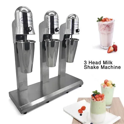 Commercial Electric Milk Shake Machine Blenders Tea Drink Mix Milkshake Mixer US • $140.60