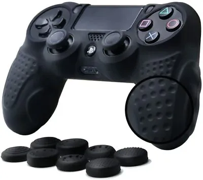 $38.49 • Buy Cover For PS4 Controller DualShock4 Skin Grip Anti-Slip Silicone Case PPS4 Pro T