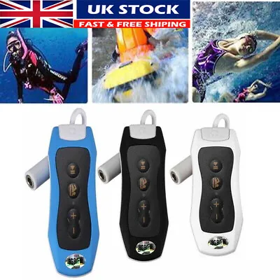 8GB Waterproof MP3 Music Player FM Radio Underwater Swimming With Headphone • £21.99