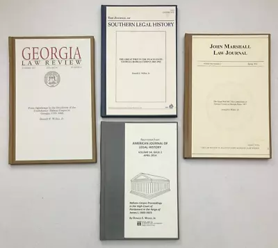 Lot 4 Law Books Journals On Habeas Corpus Legal History In Georgia GA (USA) & UK • $74.95