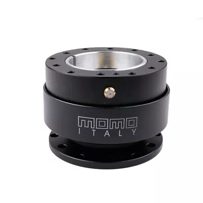 MOMO Black Steering Wheel Quick Release Hub Adapter Snap Boss Kit • $46