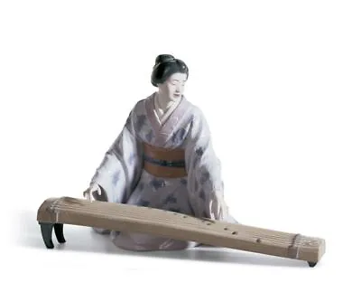£469.43 • Buy Lladro Retired Japanese Figure Oriental KOTO PLAYER 01008223