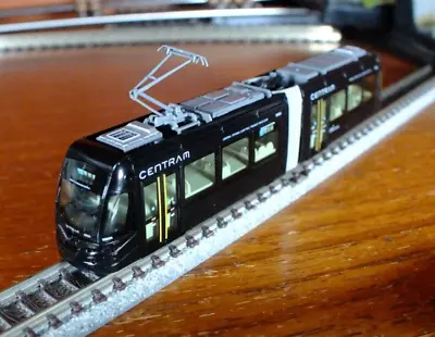 Kato 14-802-3 N Gauge Toyama Centram Tram In Black Livery • $342.12