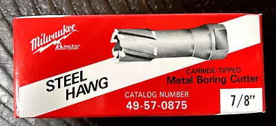 Milwaukee (49-57-0875)  7/8  Threaded Steel Hawg Cutter • $69.95