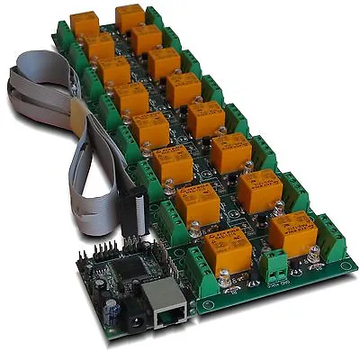 £122.42 • Buy Ethernet 16 CH Relay Module, Board For Home Automation - SNMP, Web, IP, LAN