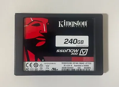 Kingston SSDNow V300 240GBInternal6.35 Cm (2.5 ) (SV300S37A/240G) Internal SSD • £12.99