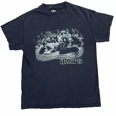 Vintage The Doors Concert T Shirt Adult Small Black Rock Music Winterland Y2K S • $24.99