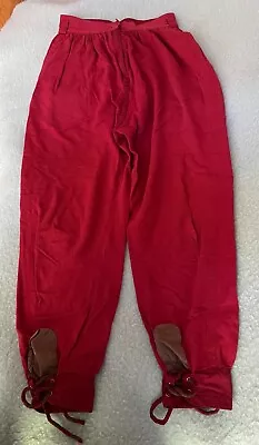 Gianni Versace Vintage Women's Pants Red Italian Size 40 • $29