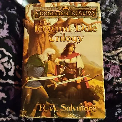 🔥The Icewind Dale Trilogy - R. A. Salvatore -  Forgotten Realms Series 1999 HC  • $49.99