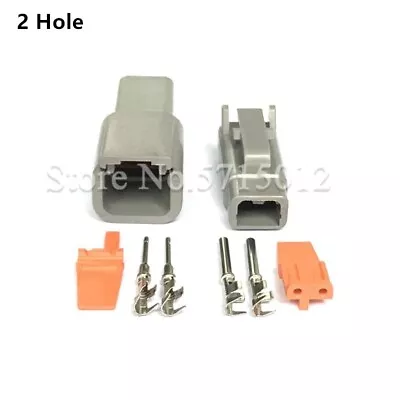 £6.99 • Buy Deutsch DTM 2/3/4/6/8/12 Pin Waterproof Electrical Wire Connector Kit 20-24 AWG